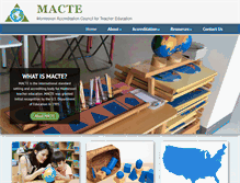 Tablet Screenshot of macte.org
